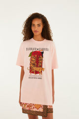 Maria Clara Graphic T-Shirt - FARM Rio LIGHT PINK