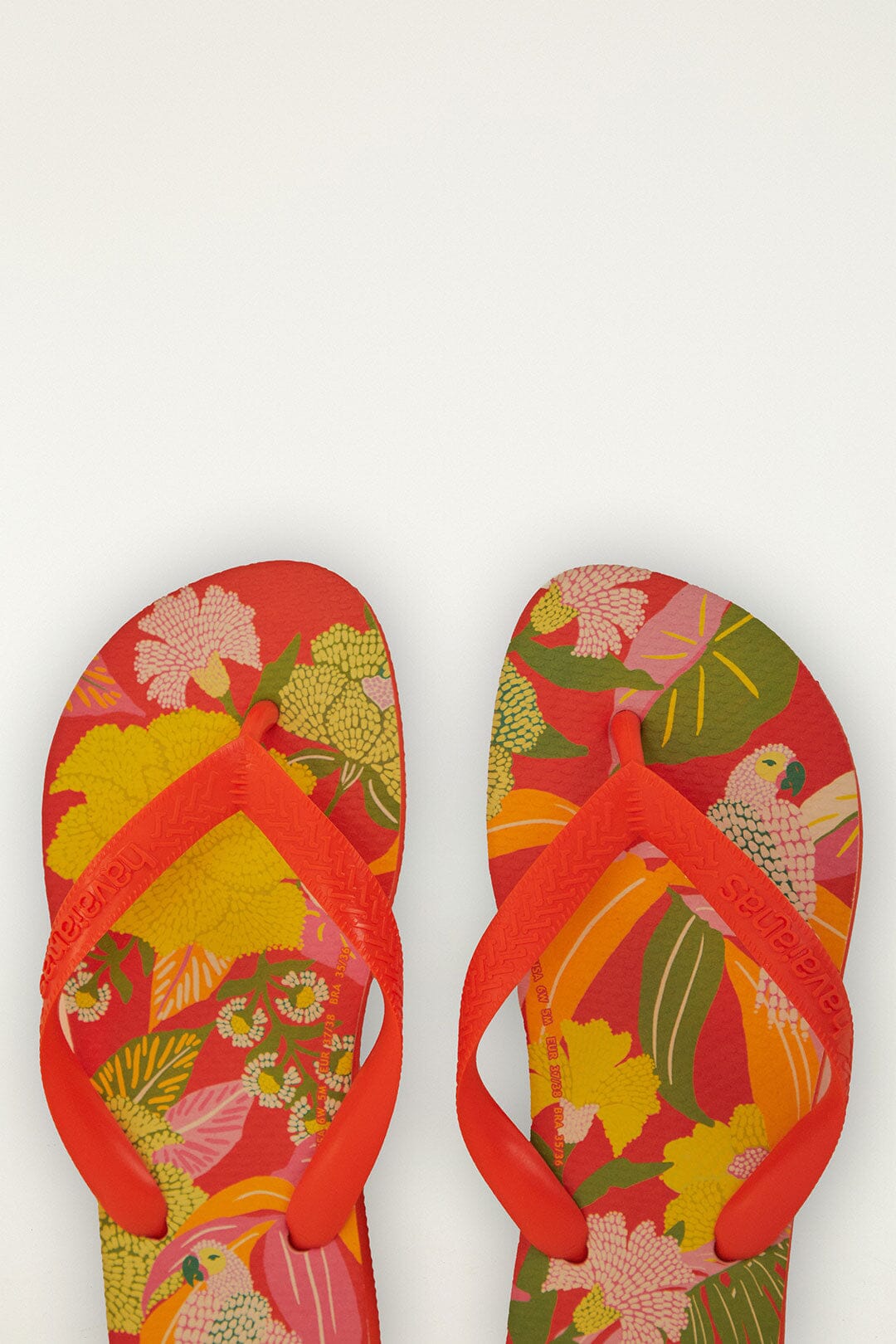 Farm Neon Flor Havaianas Sandals - FARM Rio ORANGE
