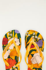 Bucolic Floral Havaianas Sandals - FARM Rio BUCOLIC FLORAL YELLOW