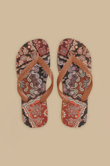 Brown Scarf Havaianas - FARM Rio AMAZON LIFE BLACK