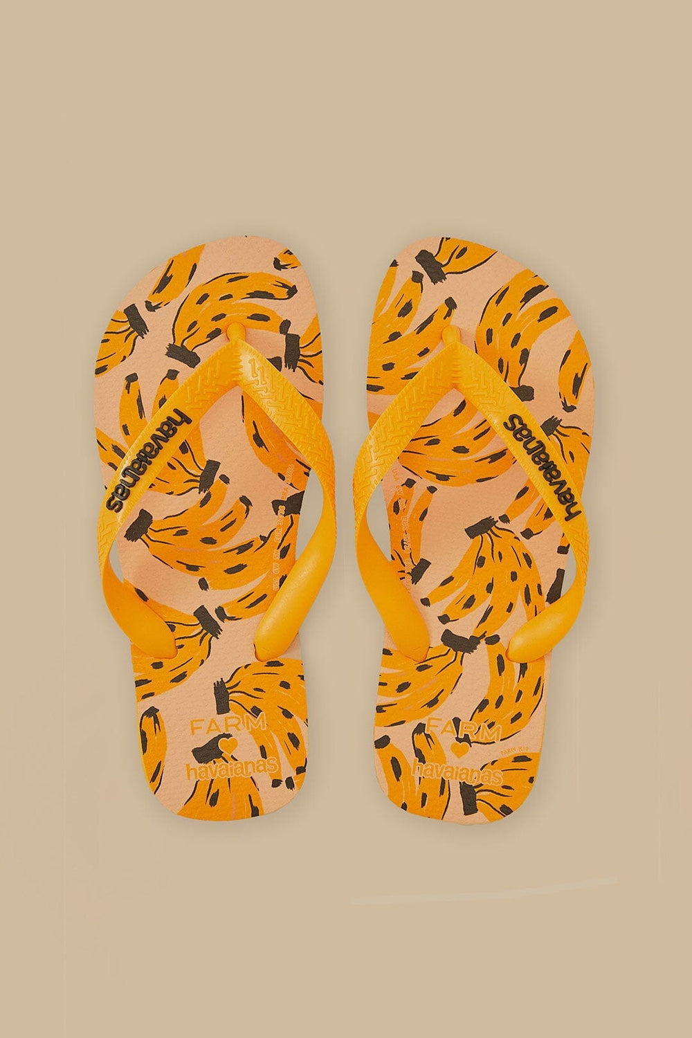 Farm Bananinha Havaianas Sandals - FARM Rio BEIGE