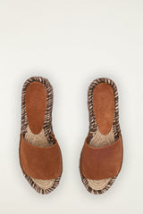 Brown Platform Espadrille Sandal - FARM Rio BROWN