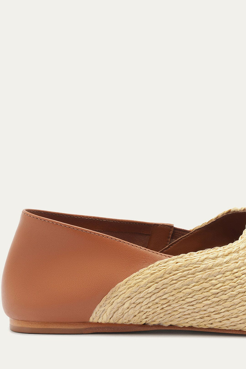 Raffia Flat Loafer - FARM Rio LOBSTER