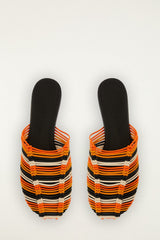 Macrame Flat Mule - FARM Rio TOUCAN MULTICOLOR