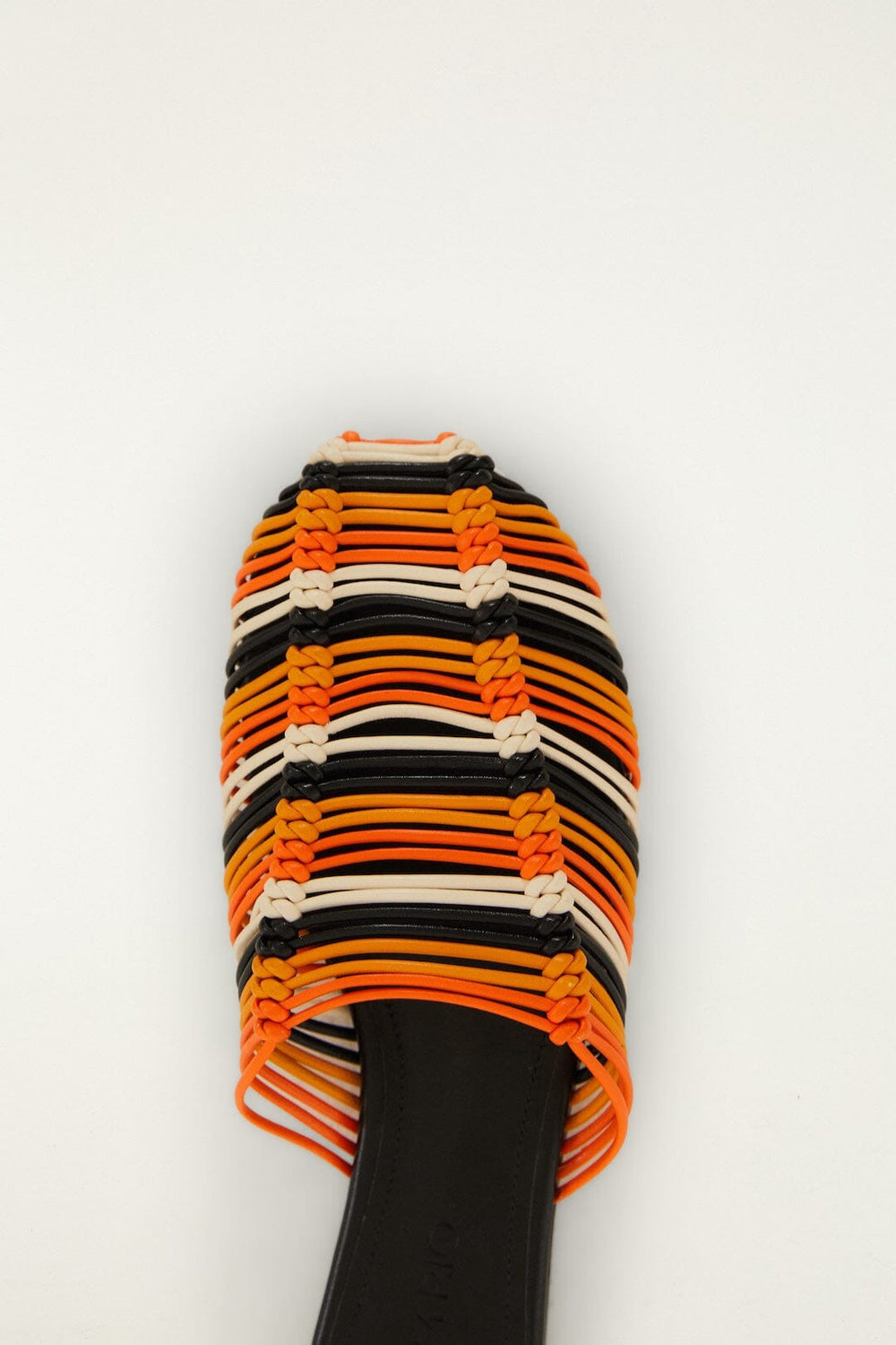 Macrame Flat Mule - FARM Rio TOUCAN MULTICOLOR