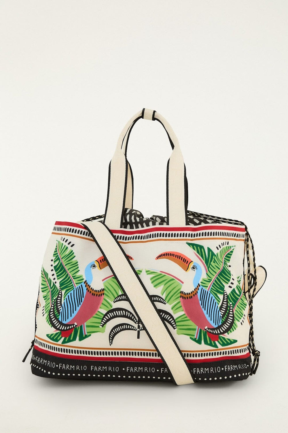 Toucan With Foliage Destiny Bag - FARM Rio MULTI