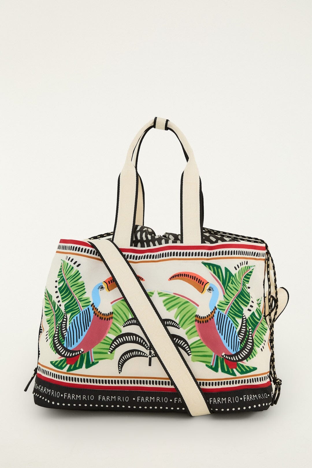Toucan With Foliage Destiny Bag - FARM Rio MULTI