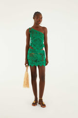 Mini Skirt With Tie On The Side - FARM Rio MARTINA TAPESTRY