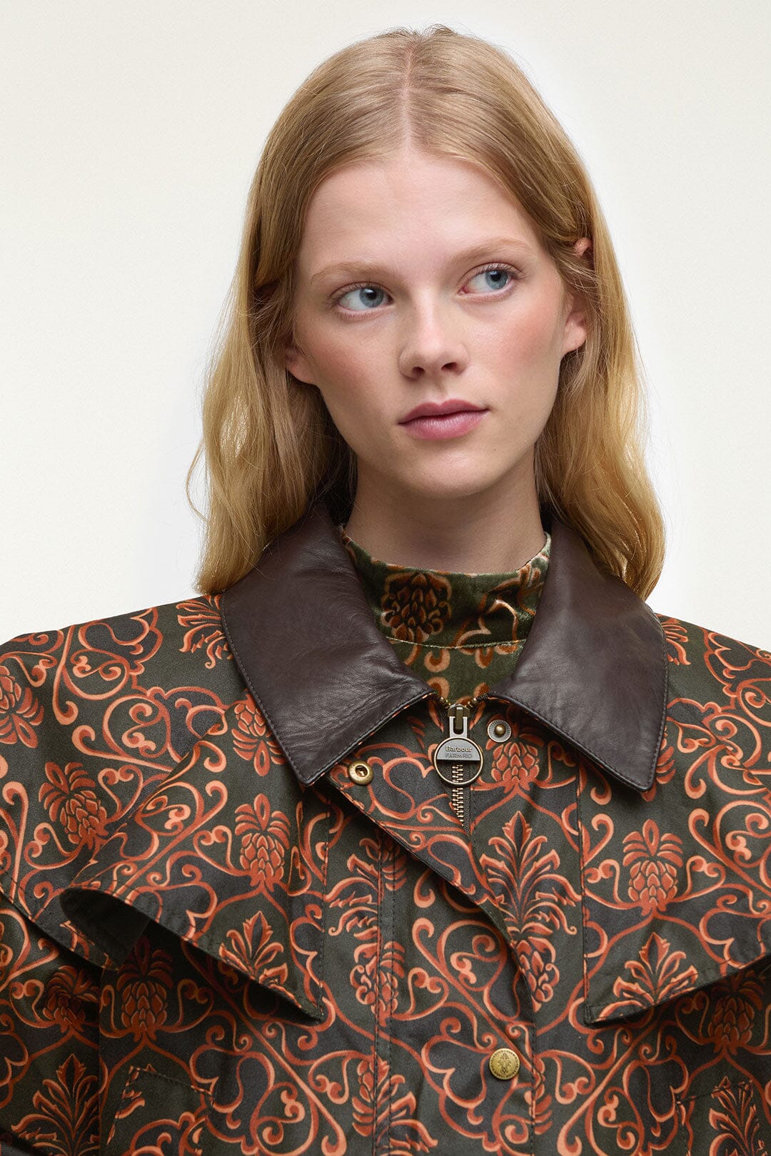 Luana Waxed Jacket - FARM Rio ROYAL PINEAPLE GREEN
