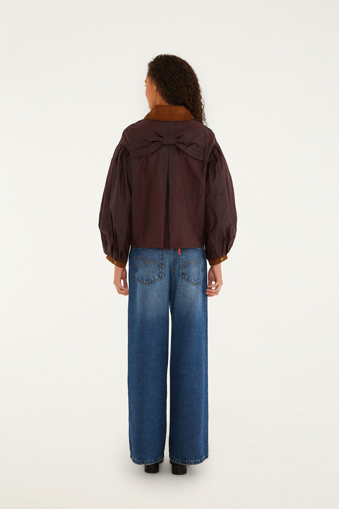 Burgundy Bow Jacket - FARM Rio BURGUNDY