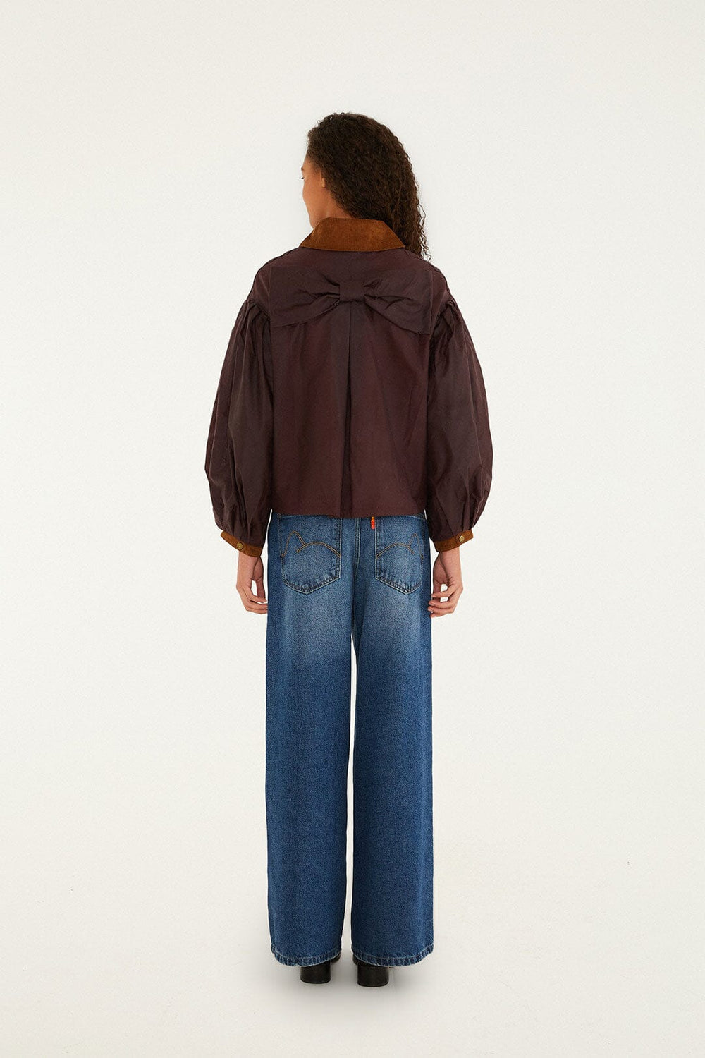 Burgundy Bow Jacket - FARM Rio BURGUNDY