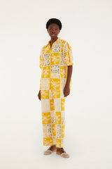 Lace Short Sleeve Shirt - FARM Rio OFF-WHITE