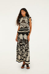 Seashell Crochet Top - FARM Rio BLACK
