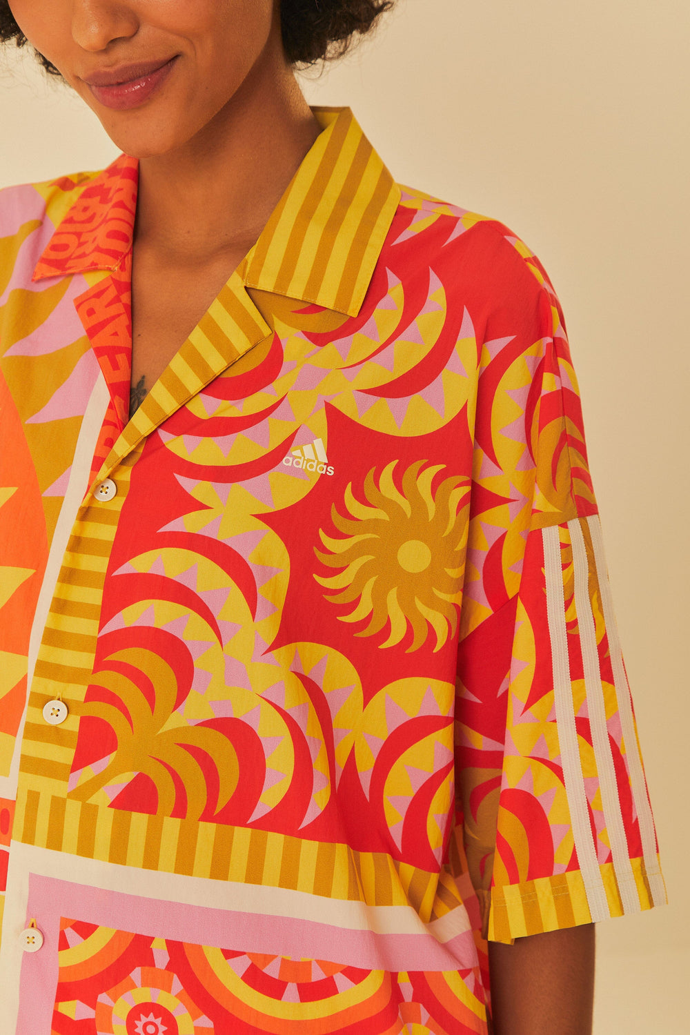 Adidas Farm Solar Kaleidoscope Pink Top - FARM Rio PINK